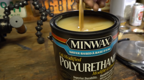 mixing Minwax Water-Based, Oil-Modified Polyurethane