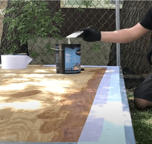 painting plywood