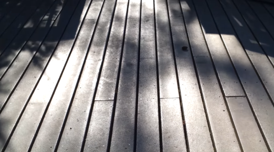 plastic wood deck