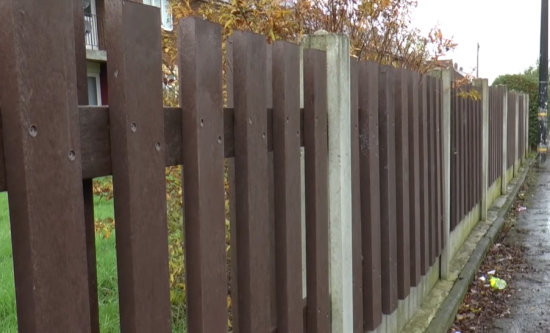 plastic wood fence