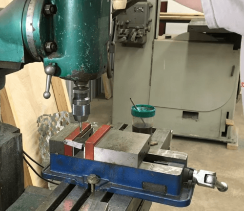 power tapping a threaded hole