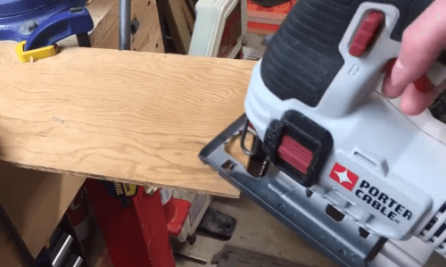power testing PORTER-CABLE 20V MAX Jig Saw