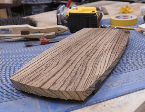 preparing zebra wood