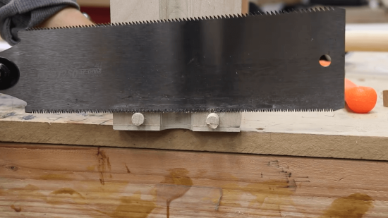 removing excess dowel