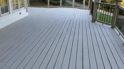 repainted deck