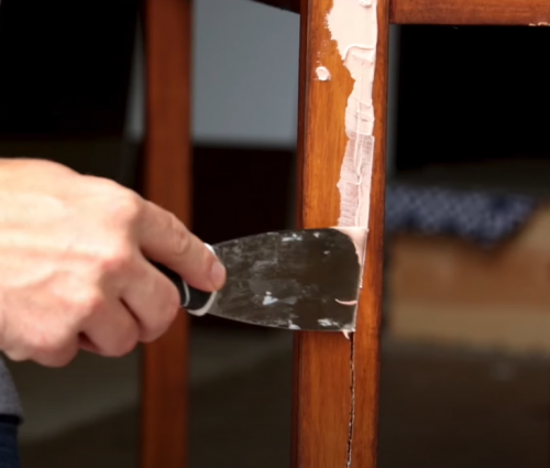 repairing gaps on wood
