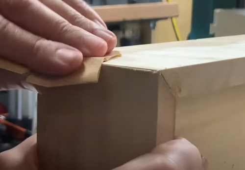 sanding krazy glue on wood