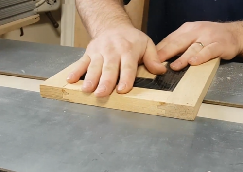 sanding wood after applying glue