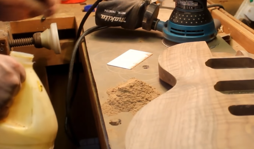 sawdust and carpenter's glue