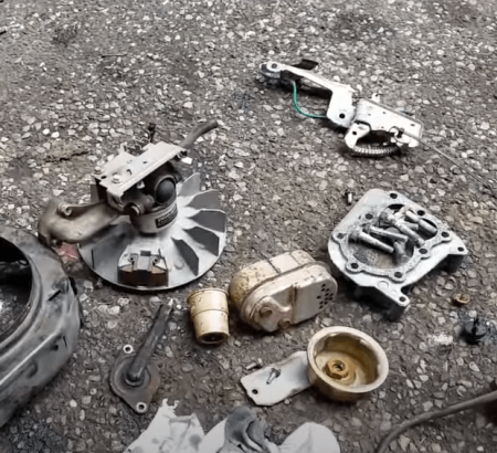 scrapping lawn mower parts to sell