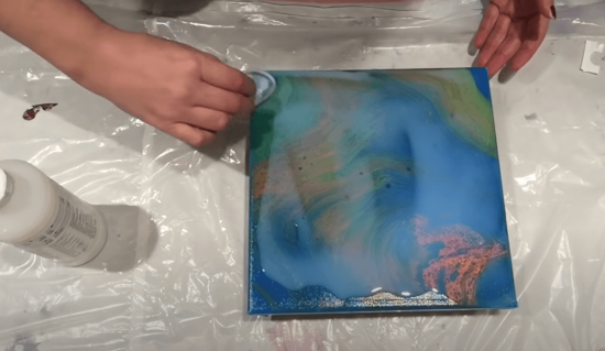 sealing acrylic paint