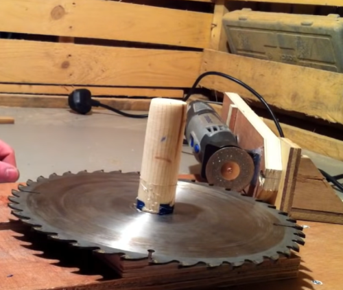 sharpening circular saw blade with dremel