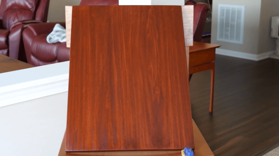 stained Poplar board