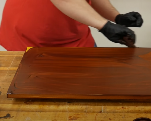 staining poplar wood
