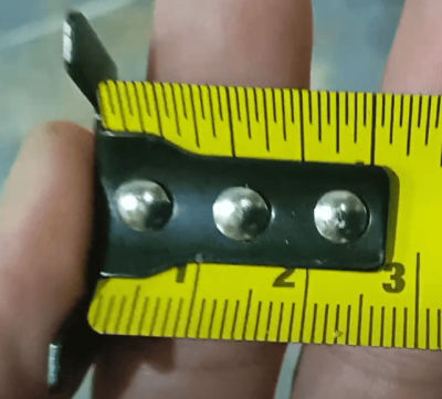 tape measure hook end tab