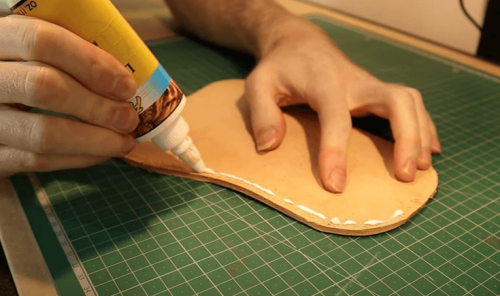 using pva gue on leather