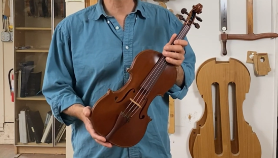violin made of Redwood