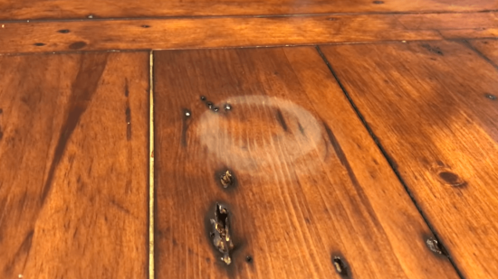 water stain on wood