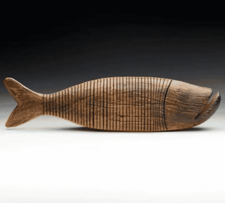 whale wooden sculpture
