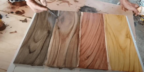 wood painting