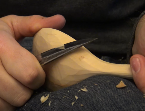 wood spoon carving