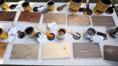wood stain colors