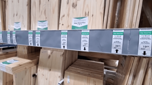 common boards at Menards